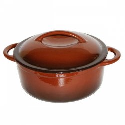 Lábas 22 cm öv. zom. barna 2,5 l