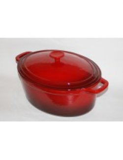 Kacsasütő 32 cm öv. zom. piros