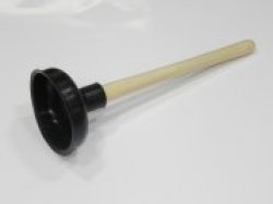 WC pumpa nyéllel nagy D=130 mm