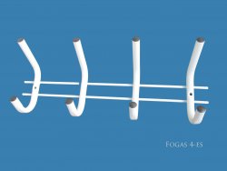 Fürdőszoba fogas 4-es színterezett